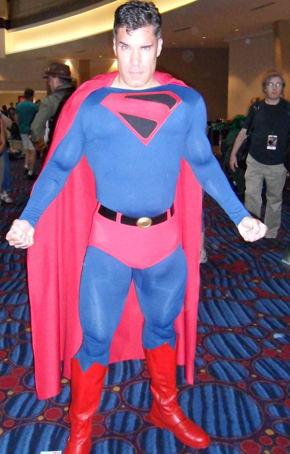 Strong Lycra Superman Halloween Superhero Costume